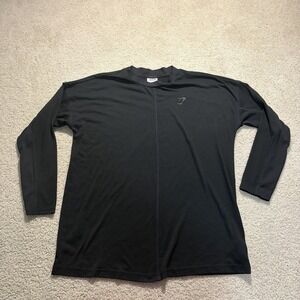 Gymshark GS Power Long Sleeve T-Shirt Women's Small Black